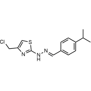 4-(Chloromethyl)-2-(2-(4-isopropylbenzylidene)hydrazinyl)thiazole|CS-0274950