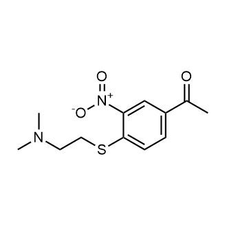 1-(4-((2-(Dimethylamino)ethyl)thio)-3-nitrophenyl)ethan-1-one|CS-0275137