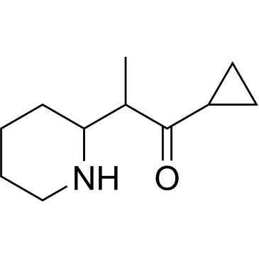 1-Cyclopropyl-2-(piperidin-2-yl)propan-1-one|CS-0275695