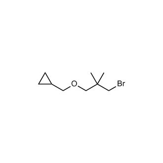 ((3-Bromo-2,2-dimethylpropoxy)methyl)cyclopropane