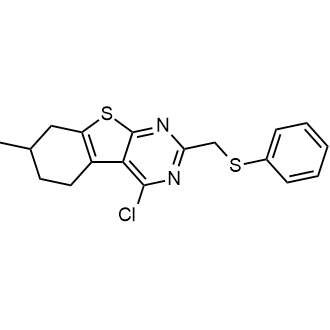 4-Chloro-7-methyl-2-((phenylthio)methyl)-5,6,7,8-tetrahydrobenzo[4,5]thieno[2,3-d]pyrimidine|CS-0275816