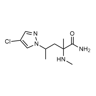 4-(4-Chloro-1h-pyrazol-1-yl)-2-methyl-2-(methylamino)pentanamide|CS-0276790