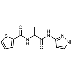 N-(1-((1H-Pyrazol-3-yl)amino)-1-oxopropan-2-yl)thiophene-2-carboxamide|CS-0276971