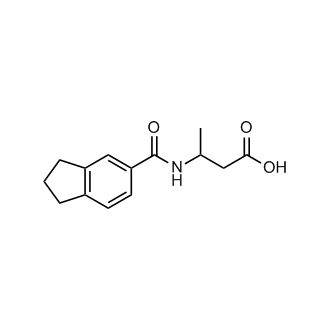 3-(2,3-Dihydro-1h-indene-5-carboxamido)butanoic acid|CS-0276975