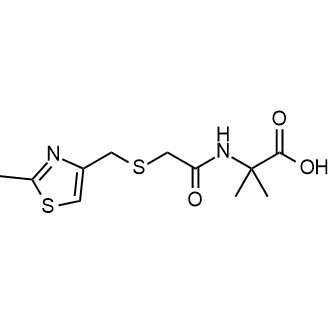 2-Methyl-2-(2-(((2-methylthiazol-4-yl)methyl)thio)acetamido)propanoic acid|CS-0277058
