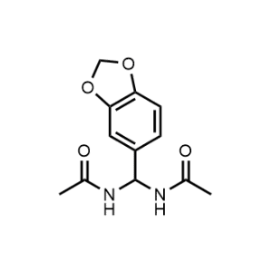 N,N'-(Benzo[d][1,3]dioxol-5-ylmethylene)diacetamide|CS-0277063