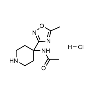 N-(4-(5-Methyl-1,2,4-oxadiazol-3-yl)piperidin-4-yl)acetamide hydrochloride|CS-0277097