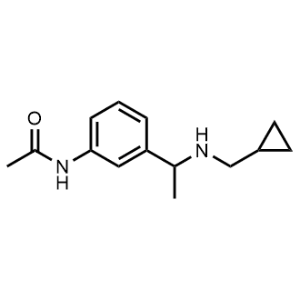 N-(3-(1-((Cyclopropylmethyl)amino)ethyl)phenyl)acetamide|CS-0277301