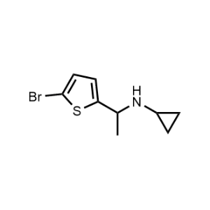 N-(1-(5-Bromothiophen-2-yl)ethyl)cyclopropanamine|CS-0277499