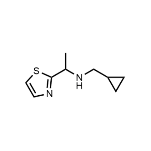 N-(Cyclopropylmethyl)-1-(thiazol-2-yl)ethan-1-amine|CS-0277913
