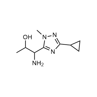 1-Amino-1-(3-cyclopropyl-1-methyl-1h-1,2,4-triazol-5-yl)propan-2-ol|CS-0278467
