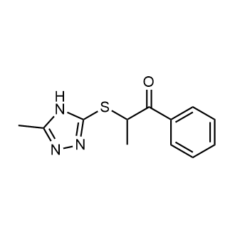 2-((5-Methyl-4h-1,2,4-triazol-3-yl)thio)-1-phenylpropan-1-one|CS-0279087