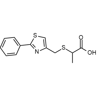 2-(((2-Phenylthiazol-4-yl)methyl)thio)propanoic acid|CS-0279122