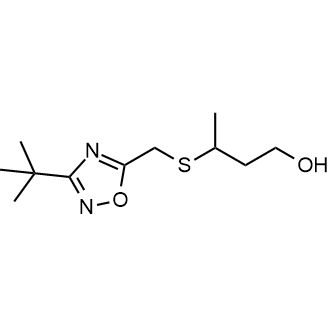 3-(((3-(Tert-butyl)-1,2,4-oxadiazol-5-yl)methyl)thio)butan-1-ol|CS-0279123