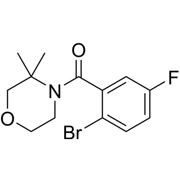 (2-Bromo-5-fluorophenyl)(3,3-dimethylmorpholino)methanone|CS-0279307