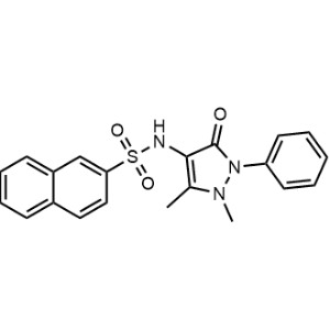 N-(1,5-Dimethyl-3-oxo-2-phenyl-2,3-dihydro-1H-pyrazol-4-yl)naphthalene-2-sulfonamide|CS-0279503