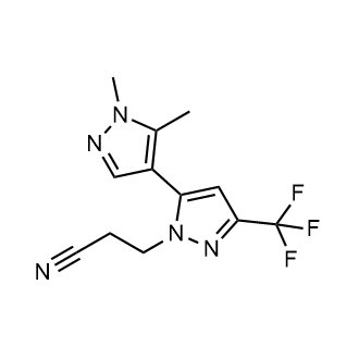 3-(1',5'-Dimethyl-5-(trifluoromethyl)-1'h,2h-[3,4'-bipyrazol]-2-yl)propanenitrile|CS-0279749