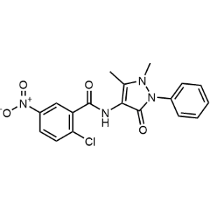 2-Chloro-N-(1,5-dimethyl-3-oxo-2-phenyl-2,3-dihydro-1h-pyrazol-4-yl)-5-nitrobenzamide|CS-0280053