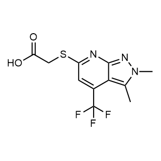 2-((2,3-Dimethyl-4-(trifluoromethyl)-2h-pyrazolo[3,4-b]pyridin-6-yl)thio)acetic acid|CS-0280120