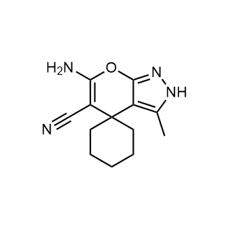 6'-Amino-3'-methyl-2'h-spiro[cyclohexane-1,4'-pyrano[2,3-c]pyrazole]-5'-carbonitrile|CS-0280149