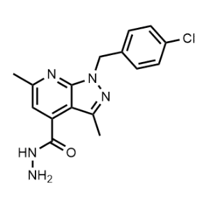 1-(4-Chlorobenzyl)-3,6-dimethyl-1h-pyrazolo[3,4-b]pyridine-4-carbohydrazide|CS-0280387