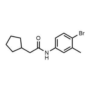 N-(4-Bromo-3-methylphenyl)-2-cyclopentylacetamide|CS-0280514