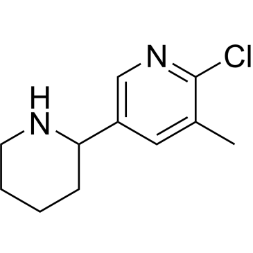 2-Chloro-3-methyl-5-(piperidin-2-yl)pyridine|CS-0280619