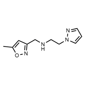 N-((5-Methylisoxazol-3-yl)methyl)-2-(1H-pyrazol-1-yl)ethan-1-amine|CS-0280976