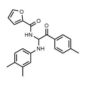 N-(1-((3,4-Dimethylphenyl)amino)-2-oxo-2-(P-tolyl)ethyl)furan-2-carboxamide|CS-0281235