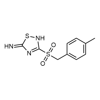 3-((4-Methylbenzyl)sulfonyl)-1,2,4-thiadiazol-5(2h)-imine|CS-0281346