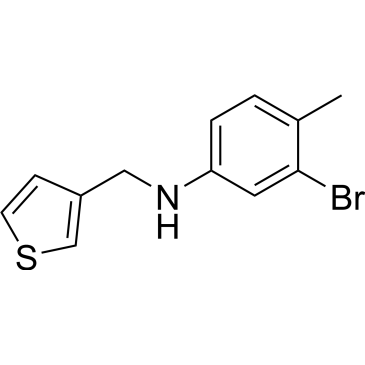 3-Bromo-4-methyl-N-(thiophen-3-ylmethyl)aniline|CS-0281441