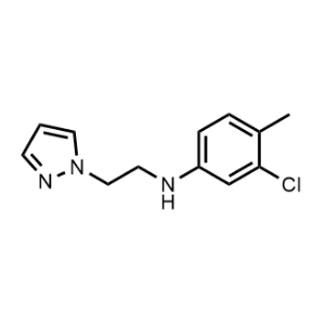 N-(2-(1H-Pyrazol-1-yl)ethyl)-3-chloro-4-methylaniline|CS-0281509