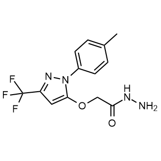 2-((1-(P-tolyl)-3-(trifluoromethyl)-1h-pyrazol-5-yl)oxy)acetohydrazide|CS-0281769