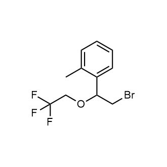 1-(2-Bromo-1-(2,2,2-trifluoroethoxy)ethyl)-2-methylbenzene|CS-0281889