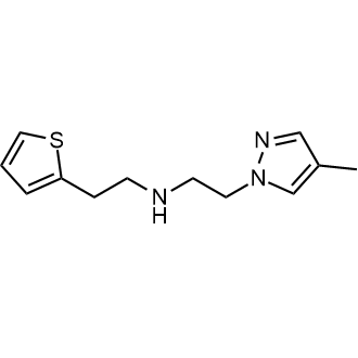 2-(4-Methyl-1h-pyrazol-1-yl)-N-(2-(thiophen-2-yl)ethyl)ethan-1-amine|CS-0282131