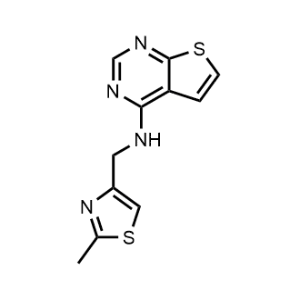 N-((2-Methylthiazol-4-yl)methyl)thieno[2,3-d]pyrimidin-4-amine|CS-0282309