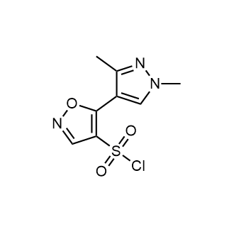 5-(1,3-Dimethyl-1h-pyrazol-4-yl)isoxazole-4-sulfonyl chloride|CS-0282574