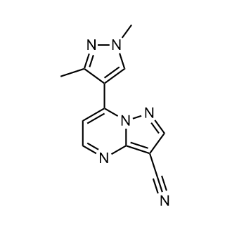 7-(1,3-Dimethyl-1h-pyrazol-4-yl)pyrazolo[1,5-a]pyrimidine-3-carbonitrile|CS-0282583