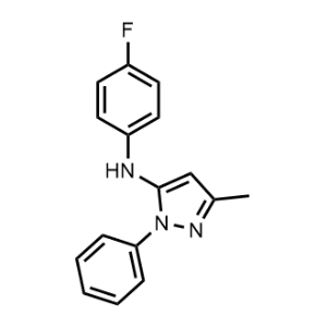 N-(4-Fluorophenyl)-3-methyl-1-phenyl-1H-pyrazol-5-amine|CS-0282663