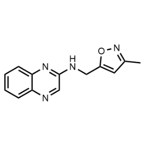 N-((3-Methylisoxazol-5-yl)methyl)quinoxalin-2-amine|CS-0282944