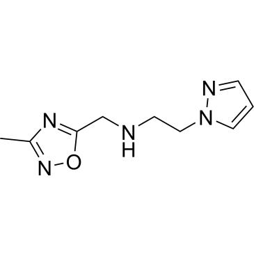 N-((3-Methyl-1,2,4-oxadiazol-5-yl)methyl)-2-(1H-pyrazol-1-yl)ethan-1-amine|CS-0282945