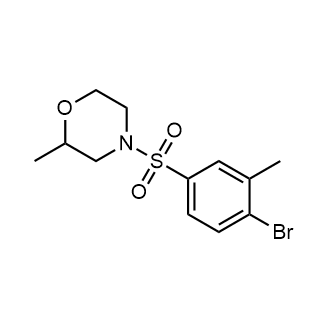 4-((4-Bromo-3-methylphenyl)sulfonyl)-2-methylmorpholine|CS-0283365
