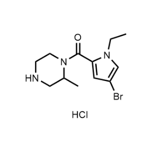 (4-bromo-1-ethyl-1H-pyrrol-2-yl)(2-methylpiperazin-1-yl)methanone hydrochloride|CS-0283388