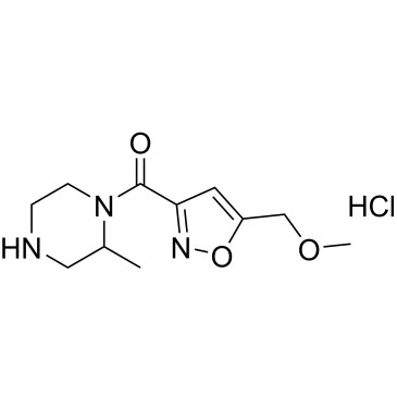 (5-(methoxymethyl)isoxazol-3-yl)(2-methylpiperazin-1-yl)methanone hydrochloride|CS-0283390
