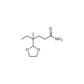 4-(1,3-Dioxolan-2-yl)-4-methylhexanethioamide|CS-0283521