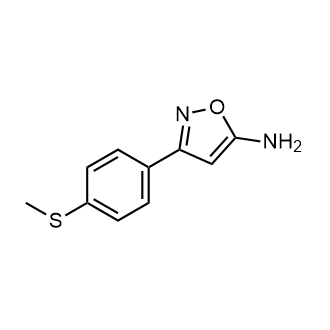 3-(4-(Methylthio)phenyl)isoxazol-5-amine|CS-0283787