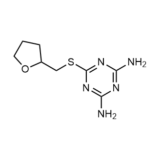 6-(((Tetrahydrofuran-2-yl)methyl)thio)-1,3,5-triazine-2,4-diamine|CS-0284637