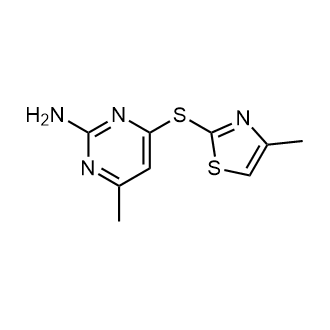 4-Methyl-6-((4-methylthiazol-2-yl)thio)pyrimidin-2-amine|CS-0284652