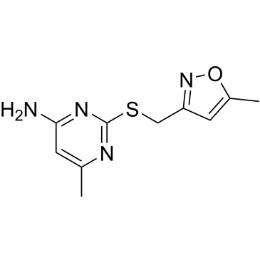 6-Methyl-2-(((5-methylisoxazol-3-yl)methyl)thio)pyrimidin-4-amine|CS-0284664