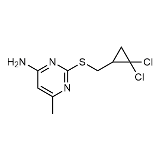 2-(((2,2-Dichlorocyclopropyl)methyl)thio)-6-methylpyrimidin-4-amine|CS-0284668